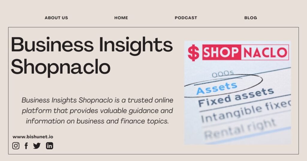 Business Insights Shopnaclo